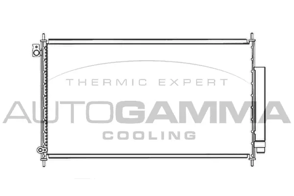 Condenseur, climatisation AUTOGAMMA 103827