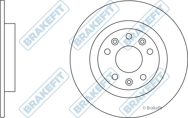 Disque de frein APEC SDK6815