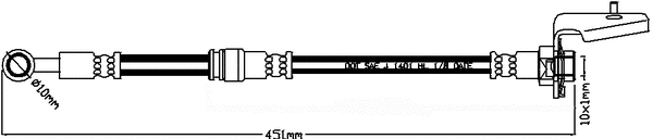 Flexible de frein JURATEK JBH1340R