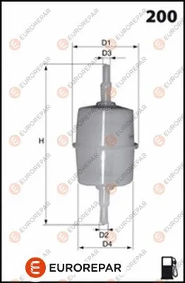 Filtre à carburant EUROREPAR 1667443480