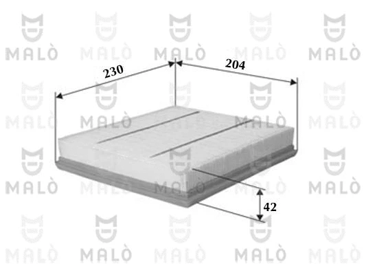 Filtre à air AKRON-MALÒ 1500419