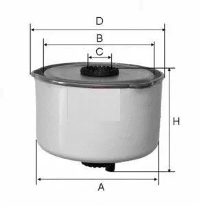 Filtre à carburant UNIFLUX FILTERS XN745