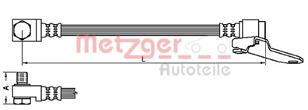 Flexible de frein METZGER 4112545