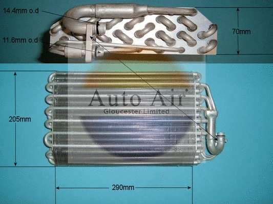 Évaporateur climatisation AUTO AIR GLOUCESTER 21-5660