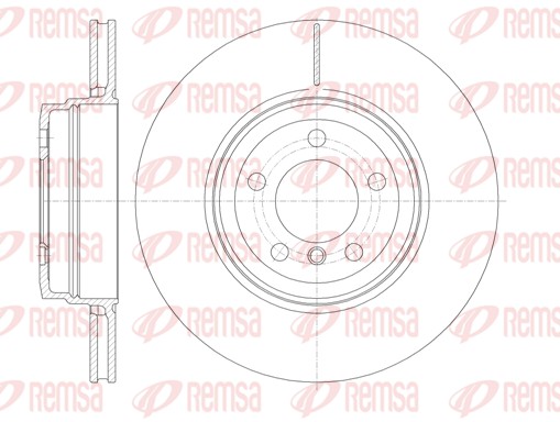 Disque de frein REMSA 61141.10