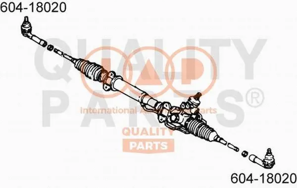 Rotule de barre de connexion IAP QUALITY PARTS 604-18020