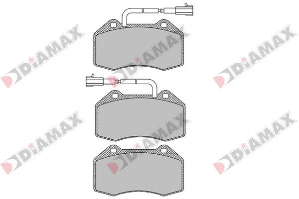 Kit de plaquettes de frein, frein à disque DIAMAX N09535