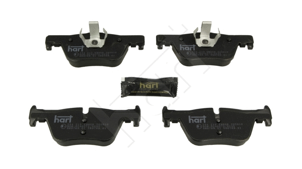 Kit de plaquettes de frein, frein à disque HART 254 215