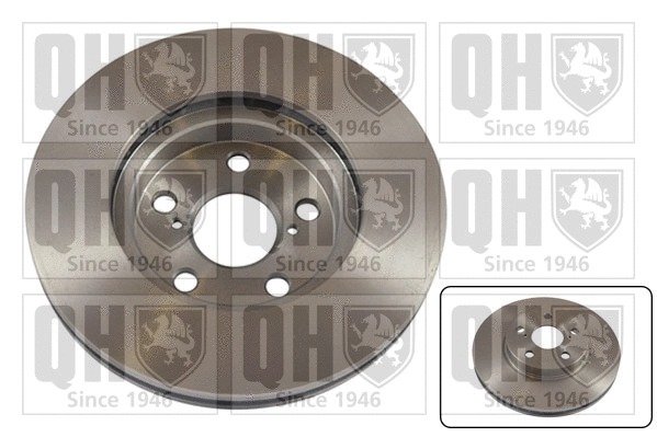 Disque de frein QUINTON HAZELL BDC4991