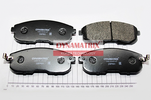Kit de plaquettes de frein, frein à disque DYNAMATRIX DBP691