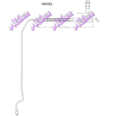 Flexible de frein KAWE H6919Q