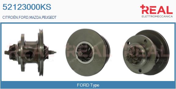 Groupe carter, turbocompresseur REAL 52123000KS
