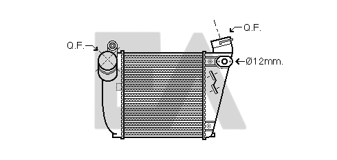 Refroidisseur d'air de suralimentation EACLIMA 36A02049