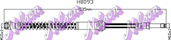 Flexible de frein KAWE H8093