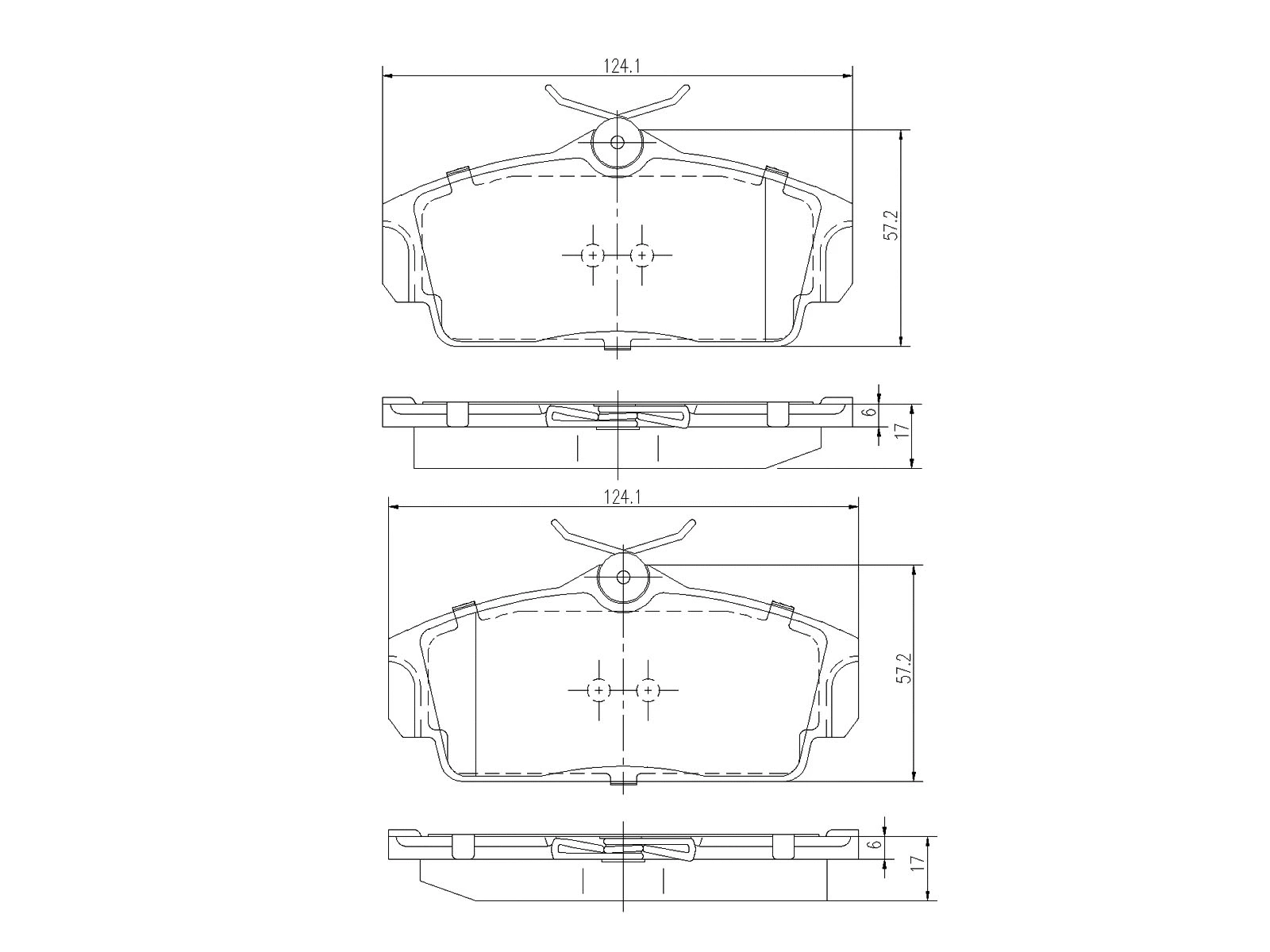 Kit de plaquettes de frein, frein à disque A.Z. Meisterteile AZMT-44-022-1026