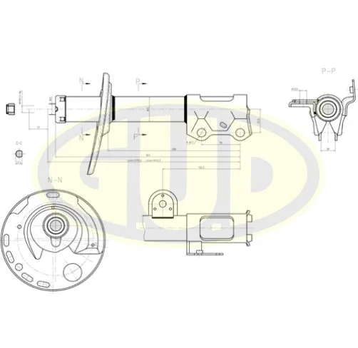 Amortisseur G.U.D. GSA339032