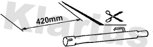 Tuyau d'échappement KLARIUS 110415