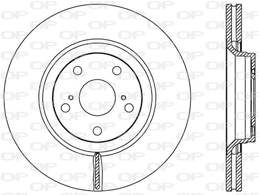 Disque de frein OPEN PARTS BDR2525.20