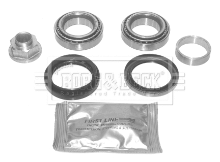 Kit de roulements de roue BORG & BECK BWK904