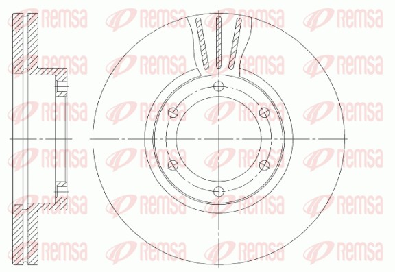 Disque de frein REMSA 6951.10