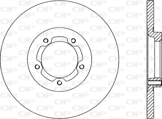Disque de frein OPEN PARTS BDA1166.10