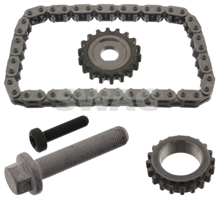 Kit de chaînes, commade de pompe à huile SWAG 20 94 8377