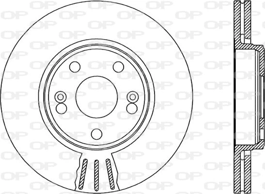 Disque de frein OPEN PARTS BDA1879.20