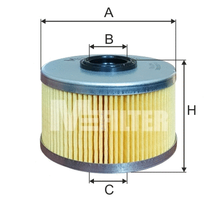 Filtre à carburant MFILTER DE 688