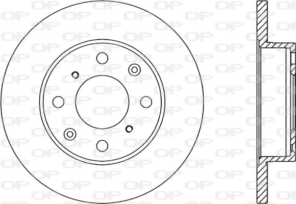 Disque de frein OPEN PARTS BDR1050.10