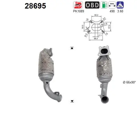 Catalyseur AS 28695