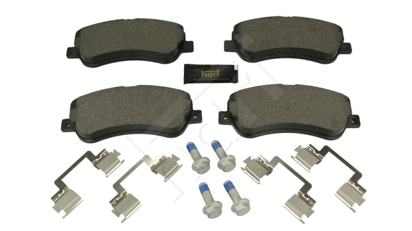 Kit de plaquettes de frein, frein à disque HART 260 832