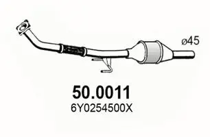 Catalyseur ASSO 50.0011