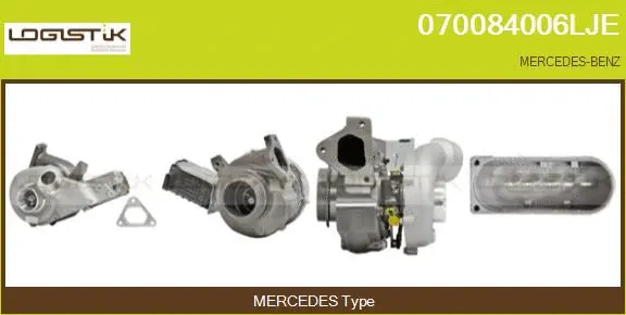 Turbocompresseur, suralimentation LGK 070084006LJE