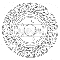 Disque de frein BORG & BECK BBD5913S