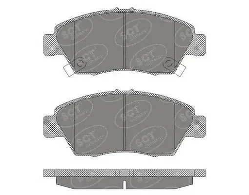 Kit de plaquettes de frein, frein à disque SCT - MANNOL SP 621 PR