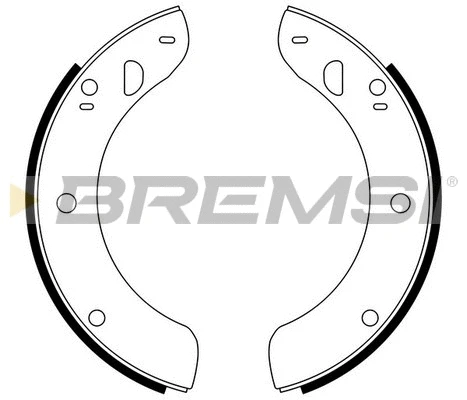 Jeu de mâchoires de frein BREMSI GF0053