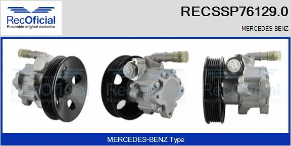 Pompe hydraulique, direction RECOFICIAL RECSSP76129.0