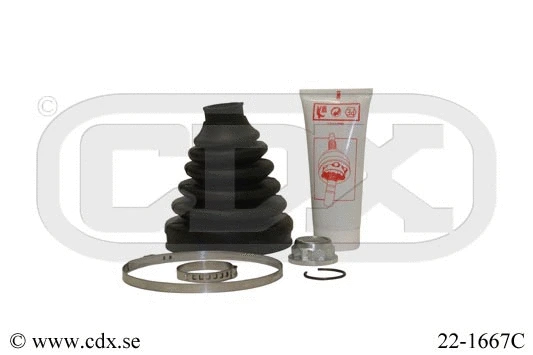 Jeu de joints-soufflets, arbre de commande CDX 22-1667C