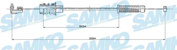 Câble d'accélération SAMKO C0145A