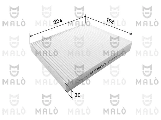 Filtre, air de l'habitacle AKRON-MALÒ 1532461