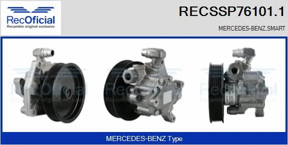 Pompe hydraulique, direction RECOFICIAL RECSSP76101.1