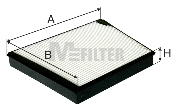 Filtre, air de l'habitacle MFILTER K 9027