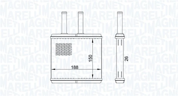 Système de chauffage MAGNETI MARELLI 350218437000