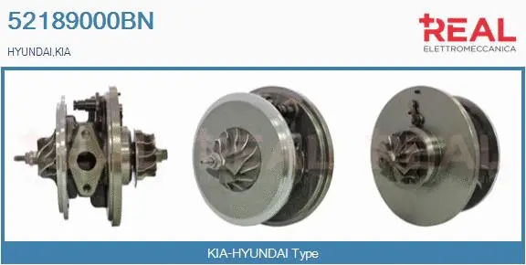 Groupe carter, turbocompresseur REAL 52189000BN
