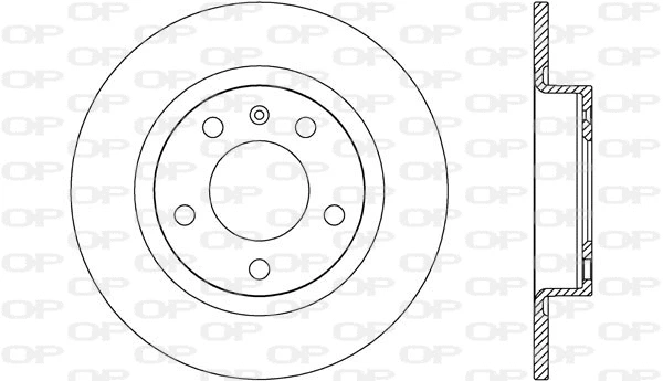 Disque de frein OPEN PARTS BDA2649.10