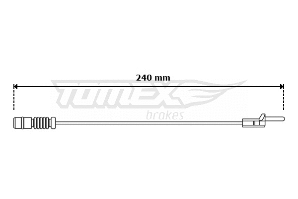 Contact d'avertissement, usure des plaquettes de frein TOMEX Brakes TX 31-11