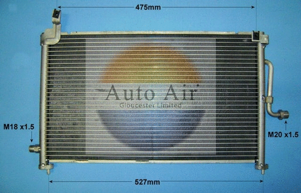Condenseur, climatisation AUTO AIR GLOUCESTER 16-9999