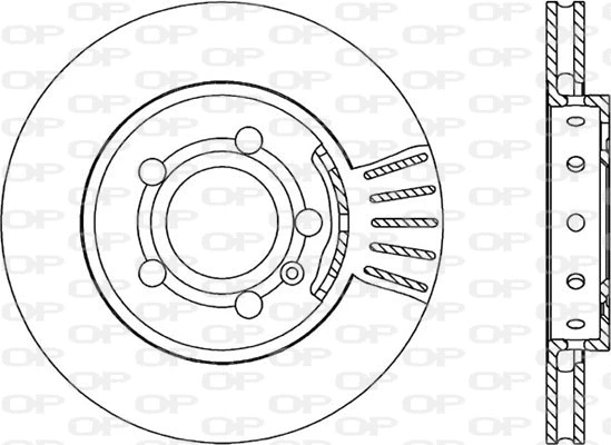 Disque de frein OPEN PARTS BDR1746.20