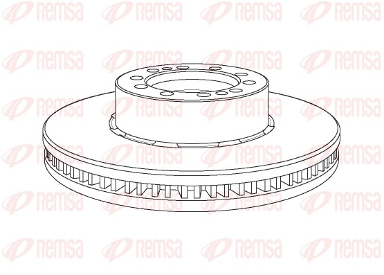 Disque de frein REMSA NCA1169.20