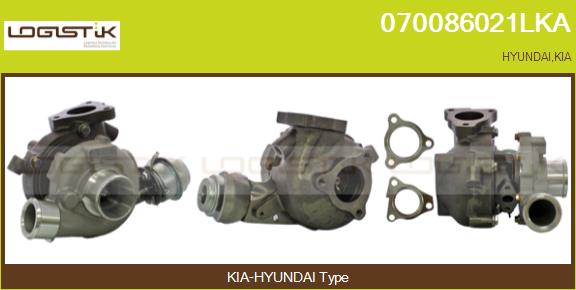 Turbocompresseur, suralimentation LGK 070086021LKA
